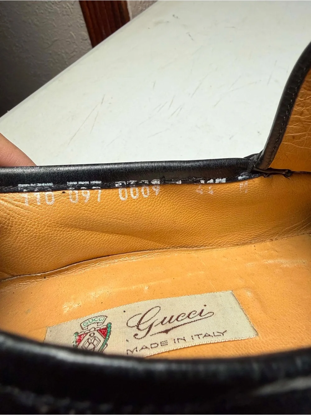 1953 Gucci Horsebit Loafers Black Men Sz 44 Leather Dress Shoes Tom Ford Snaffle